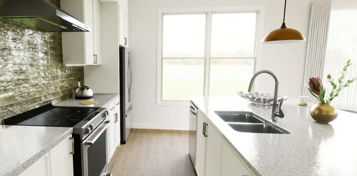 The Tuggle kitchen — Warm Oak palette