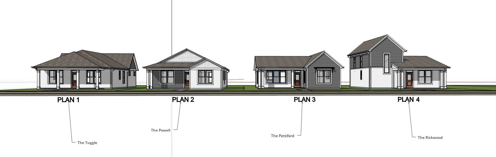 The 57th Street Collection — The Tuggle, The Powell, The Pettiford, The Rickwood
